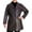Chocolate, variant on Women's PLUS SIZE Walker Leather Coat (Chocolate, 2X)