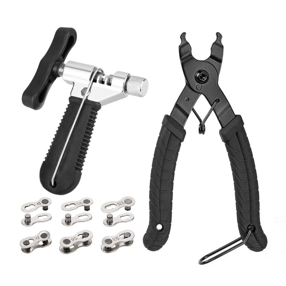 Yeacher Bike Chain Tool Wrench Mountain Bike Kit Chain Calipers Chain Cutter Clasp Forceps Tool
