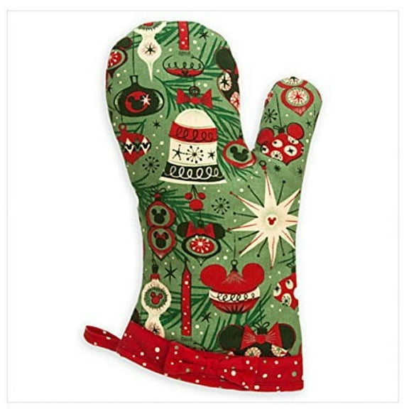 Disney Parks Mickey Mouse Ornament Christmas Holiday Oven Mitt NEW by Disney