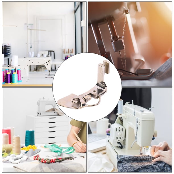 Prensatelas para dobladillo, prensatelas para máquina de coser industrial de acero, diseño revolucionario