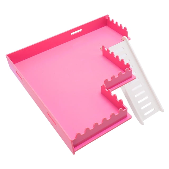 Juguete De Ejercicio Seguro De Plástico Con Escalera, Mejora La Plataforma Para Hámster Del Lugar De Vida De Tu Mascota, Adecuada Para Hámsteres, Cobayas, Etc.