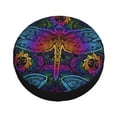 thumbnail image 2 of Kdxio Spare Tire Cover for RV Trailer, Waterproof Wheel Cover,Camper Spare Tire Cover Fit for Rv SUV Truck Travel Trailer 15 inch-Indian Mandalas Dragonfly, 2 of 8