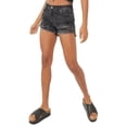 thumbnail image 2 of Free People Maggie Distressed Shorts in Montero Women Size 2 Black MSRP $68, 2 of 2