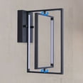 thumbnail image 3 of Modena 10 Inch Modern Indoor LED Wall Sconce 25W Black Rectangle, 3 of 6