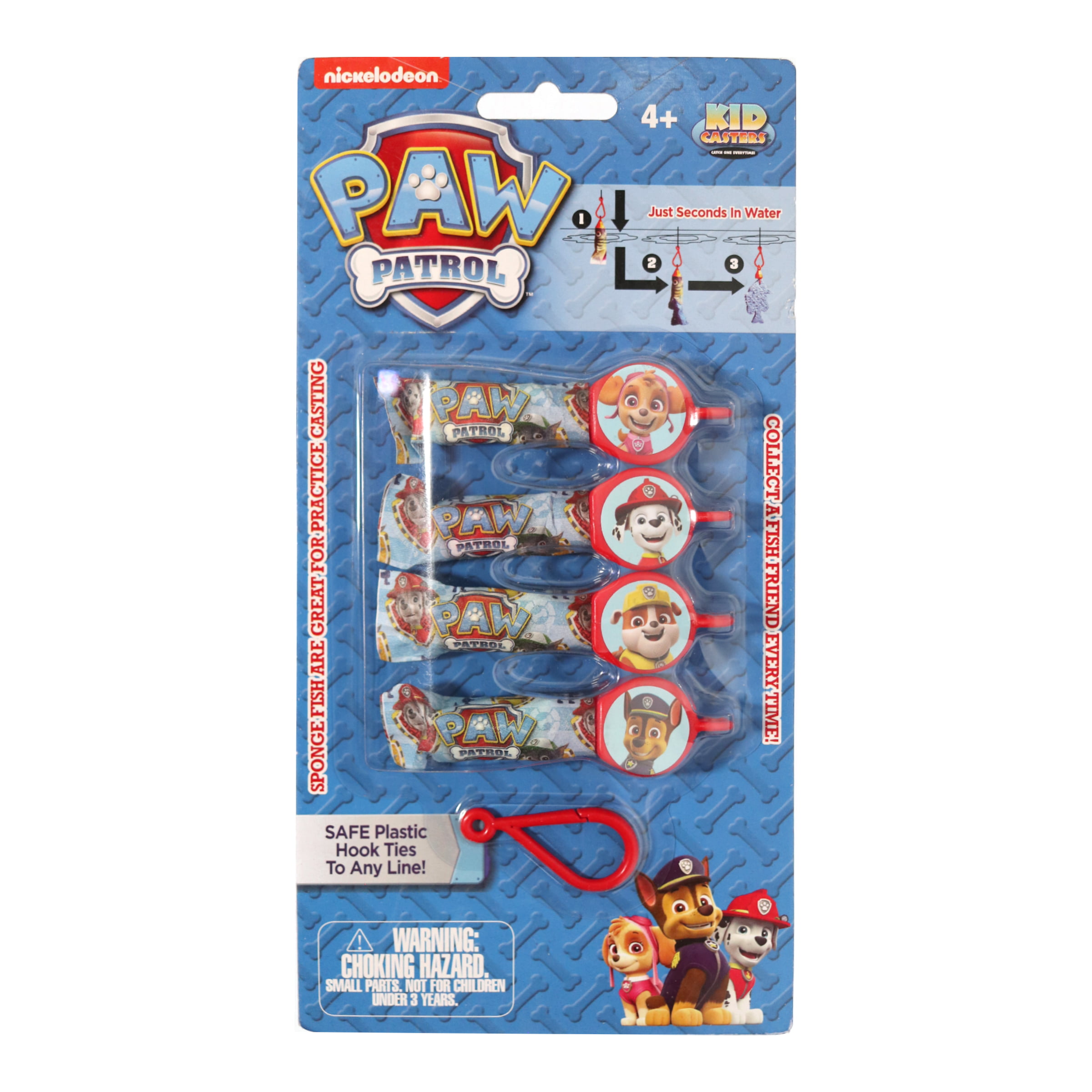 sjældenhed Stearinlys med sig Kid Casters Paw Patrol Bait Pack – Sponge Fish Training Lures/Casting Plugs  - works with any fishing rod - Walmart.com