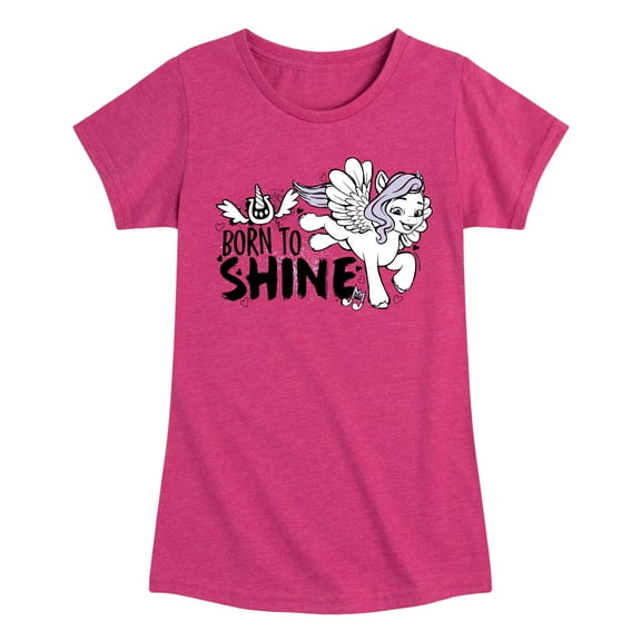 My Little Pony - Born To Shine - Girls Fitted Short Sleeve Tee