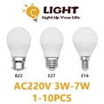 thumbnail image 2 of Bombilla Led de Golf para decoración del hogar, lámpara G45, 3W, 5W, 6W, 7W, E14, E27, B22, AC220V, 3000K, 4000K, 6000k, 1-10 unidades, 2 of 4