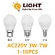 thumbnail image 2 of Bombilla Led de Golf para decoración del hogar, lámpara G45, 3W, 5W, 6W, 7W, E14, E27, B22, AC220V, 3000K, 4000K, 6000k, 1-10 unidades, 2 of 4