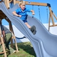 thumbnail image 6 of Backyard Discovery Dover Bay Spruce Swing Set, Slide, Clubhouse, Monkey Bars, Rock Wall, 6 of 13