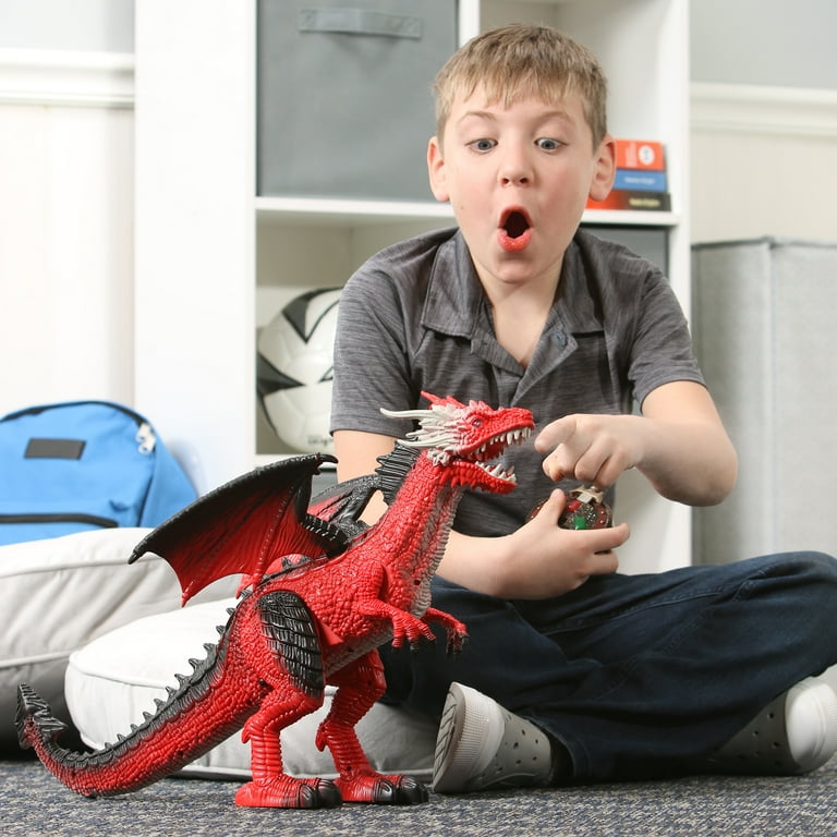New Bright Infrared (I/R) Remote Control Red Dragon with Lights
