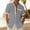 Gray, variant on Hogleaql Mens Cuban Guayabera Shirts Button Down Short Sleeve Shirt Cotton Casual Summer Beach Wedding Shirts with Pocket White 2XL
