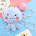 thumbnail image 1 of fresh messenger bag jellyfish bag ocean doll cartoon cute mobile phone coin purse plush bag girl heqiyong LED, 1 of 2