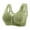 Green, variant on Women's Nursing Maternity Bra, Clip-Down Wirefree Sleep Comfort Plus Size Seamless Support for Postpartum