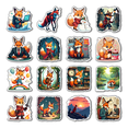 thumbnail image 1 of Cute Fridge Magnet Fox Refrigerator Magnet Cartoon Magnetic Sticker Adorable Magnet Decorative Magnet for Fridge Microwave Whiteboard, 1 of 5