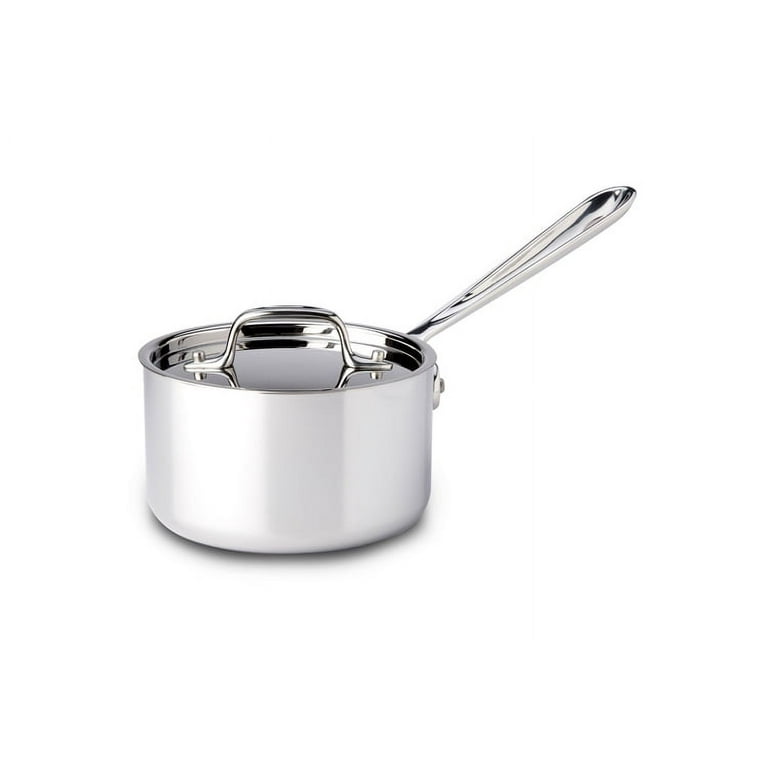 All-Clad 4201 Stainless Steel Tri-Ply Bonded Sauce Pan with Lid