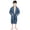 Charcoal, variant on SKYLINEWEARS Terry Cloth Toddler Bathrobe for Girls and Boys Shawl Robes Blue Size 4