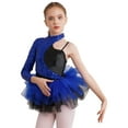 thumbnail image 3 of IEFIEL Girls Sequins Ballet Dance Tulle Dress Gymnastics Figure Skating Dancewear Jazz Dance Leotard Dress Royal Blue 12, 3 of 7