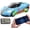 Blue, variant on Funtogether Toys 1/64 Mini RC Car for Kids Age 4-12, 2.4GHz Remote Control with 3 Speed Modes, Rechargeable Desktop Race Car Toy
