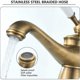 thumbnail image 5 of robinet Salle Bain, Robinet De Lavabo En Laiton Rtro, Moderne Robinet Lavabo Avec Durable Corps De Cuivre Design Et Chaude Et Froide Rglable De Mi, 5 of 5