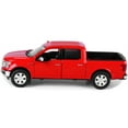 thumbnail image 4 of 2019 Ford F-150 Lariat Crew Cab Pickup Truck Red 1/24-1/27 Diecast Model Car by Motormax, 4 of 5