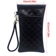 thumbnail image 5 of Soft PU Sunglass Case Double Storage Pouches Compact Travel Design Squeeze Top Sunglass Bag, 5 of 13