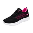 thumbnail image 2 of Walking Shoes Women,Womens Slip On Shoes,Womens Gym Shoes,Womens Sneakers Lightweight Running Shoes Mesh Breathable Fashion Sneakers Athletic Comfortable Casual Non Slip Walking Shoes,Hot Pink,7, 2 of 9