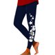 thumbnail image 1 of Gibobby pantalones nieve mujer Leggings deportivos estampados navideños de moda informal para mujer Leggings de moda (Azul marino, S), 1 of 5