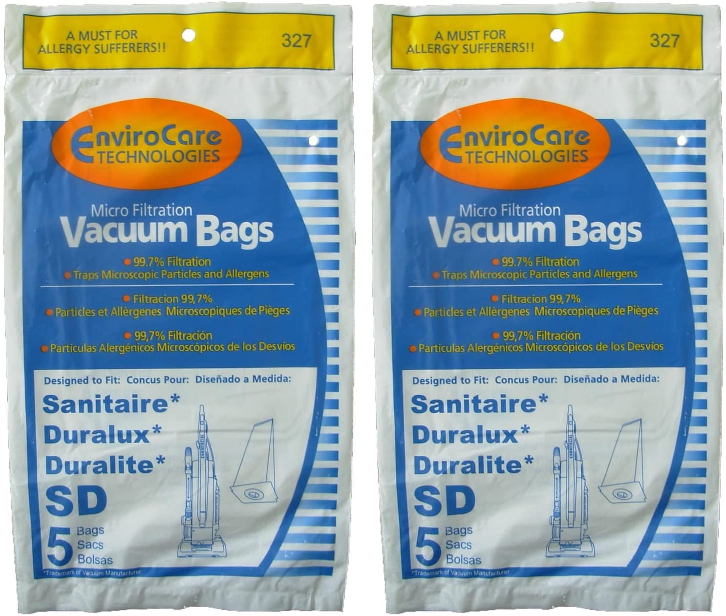 EnviroCare Vacuum Bags for Electrolux and Sanitaire Style SL 