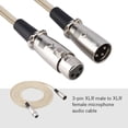 thumbnail image 1 of Cable de audio XLR macho a XLR hembra 3 pines Bling Bling Dorado 1 metro 3 metros 5 metros, 1 of 9