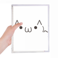 thumbnail image 1 of Adorable Visage Habillé comme un Chat Carnet d'Expression Journal Rechargeable Papeterie, 1 of 3