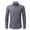 Grey, variant on Men's Solid Color Long Sleeve Casual Business Shirt Jacket Stylish Comfortable Wear Slim Fit Formal Top Men's Lightweight Crewneck Tee Tops
