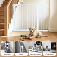 thumbnail image 5 of Pet Gate, DOMIPET 29.5''-40.5'' Wide Dog Gate for Doorways & Stairs, White, 5 of 8