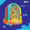 thumbnail image 3 of Banzai Inflatable Balloon Bounce House Activity Play Center w/ 20 Balloons, 3 of 10