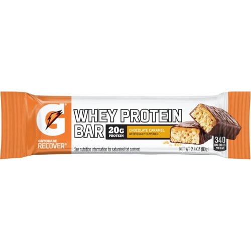 Gatorade Recover Bar, 20 Grams of Protein, Chocolate Caramel