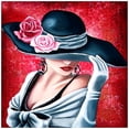 thumbnail image 1 of 5D DIY taladro completo chica animal flor diamante pintura bordado punto de cruz, 1 of 9