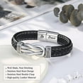 thumbnail image 3 of To My Son/Grandson/Nephew Bracelet, Gifts for Teens Boys Men Inspirational Bracelet for Birthday Confirmation Graduation Back to School Christmas Gifts, 3 of 6