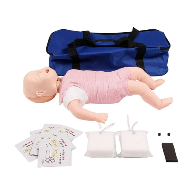 Modelo de obstrucción de la vía aérea infantil, capacitación de RCP bloques cilíndricos de maniquí, entrenamiento de cuerpos extraños simulados
