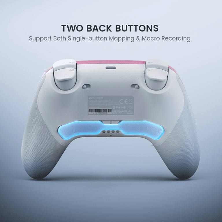 GameSir Super Nova Wireless Gaming Controller for PC/Switch2/iOS/Android, Hall Effect Stick & Trigger, Rubberized Grips, RGB Lighting, Swappable ABXY, Detachable Faceplate, 1000mAh with Charging Dock