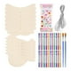 thumbnail image 2 of Paquete de 6 Kits Manualidades de Carillón de Viento de Pájaros en 3D para Niños, Juego Manualidades de Animales Madera para Pintar y Construir, Regalos Cumpleaños para Niñas/Niños, 2 of 5