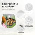 thumbnail image 4 of Gukieu A monarch butterfly Print Women's Sports Shorts with Drawstring Elastic Waistband for Running, Yoga, Fitness-Large, 4 of 7