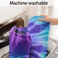 thumbnail image 5 of Purple Blue Tie Dye Spiral Pattern Bathroom Rugs Mat,Non Slip Microfiber Bathroom Rug,Rubber Backing,Soft Bathroom Mats for Bathroom Floor,Tub and Shower,60x24in(150x60cm), 5 of 5