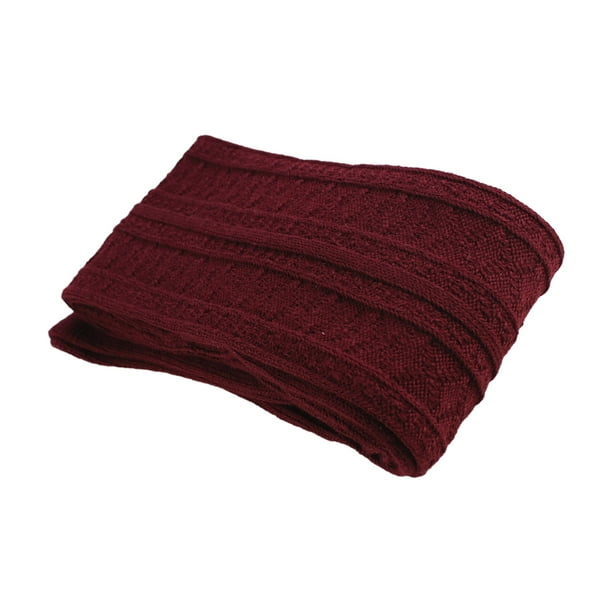 Sonducket 1 par de medias altas hasta el muslo, calentador de piernas de ganchillo para fiesta de Halloween Medias Vino rojo Sonducket AP009902-04