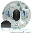 thumbnail image 4 of Disketp Goose And Doodle Flowers Small Mouse Pad 7.9x7.9 Inches,Washable Round Mousepad For Office Laptop Computer,Non-Slip Rubber Base Mouse Pads For Wireless Mouse, 4 of 8