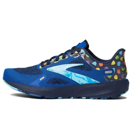 Brooks Womens Launch 9 Neutral Running Shoe - Blue/Peacoat/Yellow - 9