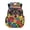 Dachshund Floral Pattern, variant on Chririnla Cow Patterned School Backpacks with Multi Pockets Featherweight School Bag, Lightweight 17 Inch Multi-pocket Bookbag for Elementary Daily Use
