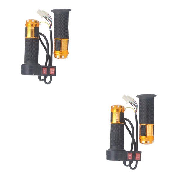 Sonducket Paquete de 2 manillares de reparación de bicicletas eléctricas antideslizantes de 22mm con controlador de 3 velocidades accesorio de Type1 NO1