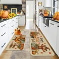 thumbnail image 6 of Fall Kitchen Mats, Farmhouse Truck Fall Kitchen Decor for Floor - Pumpkins House Kitchen Rugs Set of 2 - Fall Decorations for Home 17"x27+17"x47", 6 of 6