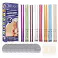 thumbnail image 1 of EELHOE 16pcs Fragrance Ear Candles Healthy Care Natural Ingredients Ear Wax Removal Cleaner Ear Coning Treatment, 1 of 5