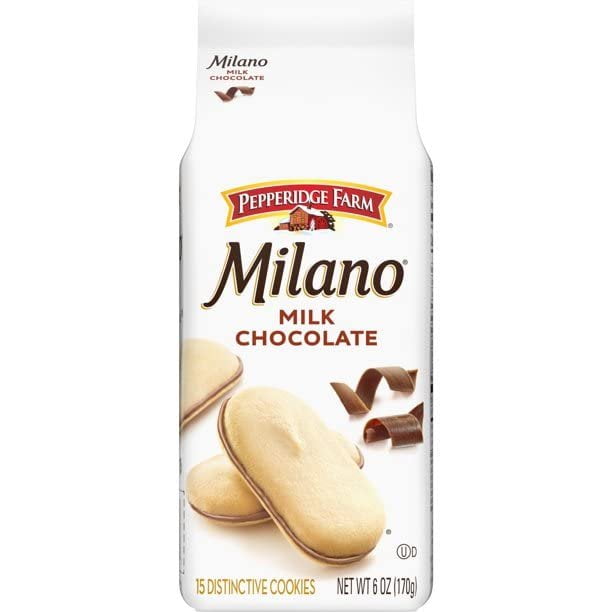 Pepperidge Farm Milano Milk Chocolate Cookies, 6.25 Oz.