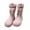 Pink, variant on TANYSU Girls Boots Shoes Cartoon For School And Outdoor Activities Mid Calf Low Heel Comfortable Footwear For Kids All Season Casual Rain Boots Shoes Child First Walker